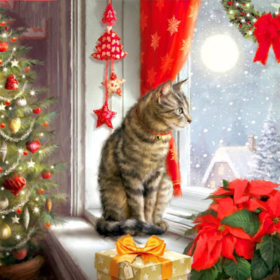 New Product Christmas Cute Pet Theme 5D Diamond Painting